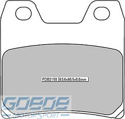 Bremsbeläge AP-Racing, 370 SR