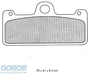 Bremsbeläge AP-Racing, 295 SRR