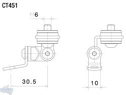 Bremsflüssigkeitsbehälter-Halter, RIZOMA