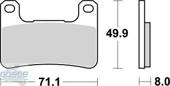 Bremsbeläge AP-Racing, 406 SF
