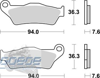 Bremsbeläge AP-Racing, 271 SR