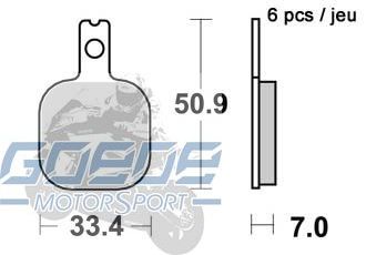 Bremsbeläge AP-Racing, 256 ST