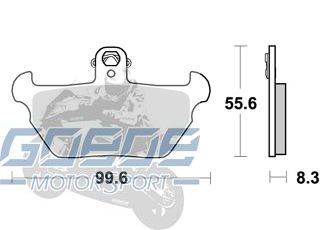 Bremsbeläge AP-Racing, 244 SF