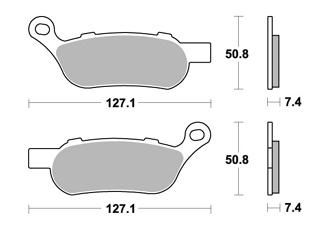 Bremsbeläge AP-Racing, 454 SR