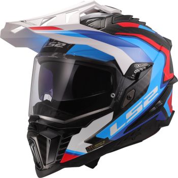 LS2 Helm, MX701 Explorer Carbon, Frontier Blue