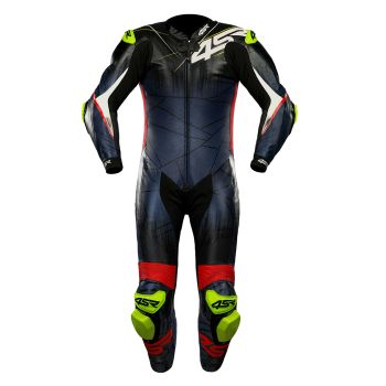 4SR, Lederkombi, Racing Ultra Light Matrix Blue AR
