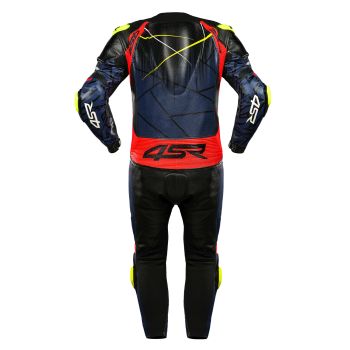 4SR, Lederkombi, Racing Ultra Light Matrix Blue AR