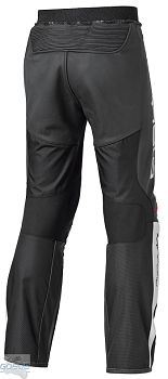 Leder-Textilhose HELD, Takano, schwarz-weiß