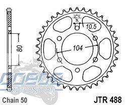 Kettenrad,Alu, 488, 530T