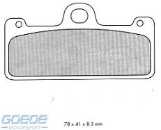 Bremsbeläge AP-Racing, 295 SRR