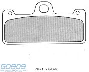 Bremsbeläge PFB 7573 Compound 07