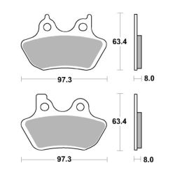Bremsbeläge AP-Racing, 426 SR