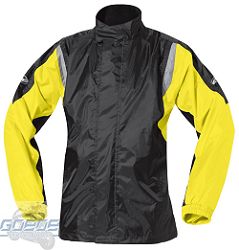 Regenjacke, HELD, Mistral II, schw.-neongelb