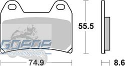 Bremsbeläge AP-Racing, 306 SF