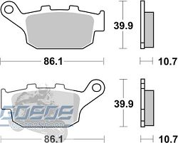 Bremsbeläge AP-Racing, 214 SR