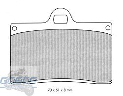 Bremsbeläge BREMBO Racing Z04 , M538