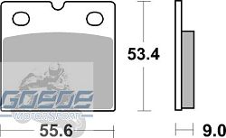 Bremsbeläge AP-Racing, 106 ST