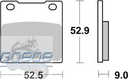 Bremsbeläge AP-Racing, 156 ST