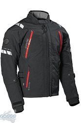 DANE Textiljacke GORE-TEX, Elling, schwarz-rot