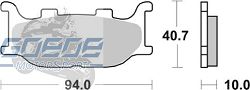 Bremsbeläge AP-Racing, 291 SF