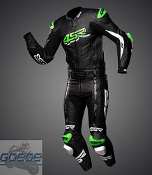 4SR, Lederkombi, RR Evo III Monster Green Z AR