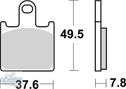 Bremsbeläge AP-Racing, 438 SF