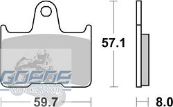 Bremsbeläge AP-Racing, 315 SR