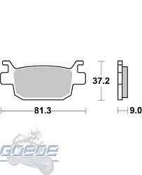 Bremsbeläge AP-Racing, 432 SR