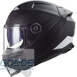 LS2 Helm, FF811 Vector 2, HPFC, Splitter Matt Black White