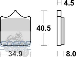 Bremsbeläge AP-Racing, 470 SF