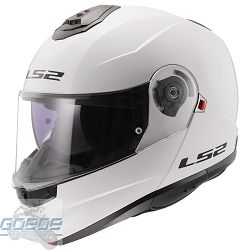 LS2 Helm, FF908 Strobe, Solid White