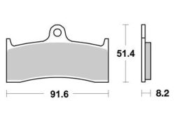 Bremsbeläge AP-Racing, 276 CRR