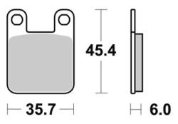 Bremsbeläge AP-Racing, 159 SF