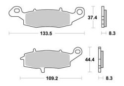 Bremsbeläge AP-Racing, 304 ST
