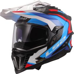 LS2 Helm, MX701 Explorer Carbon, Frontier Blue