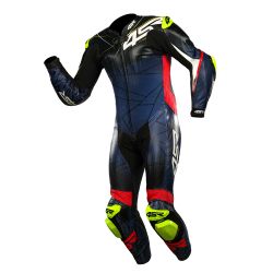 4SR, Lederkombi, Racing Ultra Light Matrix Blue AR